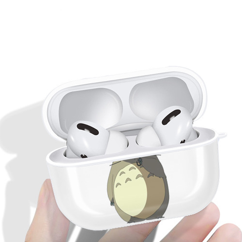 となりのトトロ 草壁メイ 草壁サツキ My Neighbor Totoro Satsuki Kusakabe Mei Kusakabe 【AirPods Pro用】ハードシェル保護ケース 耐衝撃・防指紋・カラビナ付き商品仕様