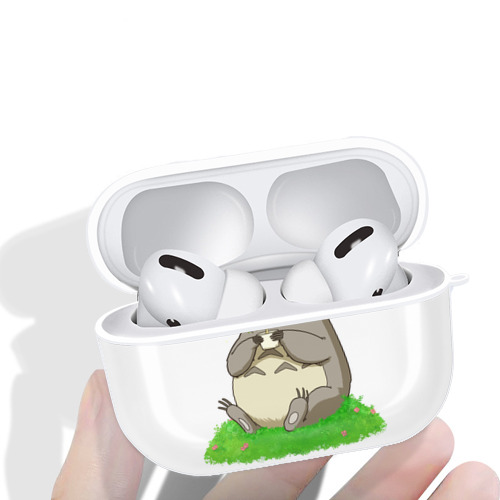 となりのトトロ 草壁メイ 草壁サツキ My Neighbor Totoro Satsuki Kusakabe Mei Kusakabe 【AirPods Pro用】ハードシェル保護ケース 耐衝撃・防指紋・カラビナ付き商品仕様