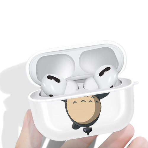 となりのトトロ 草壁メイ 草壁サツキ My Neighbor Totoro Satsuki Kusakabe Mei Kusakabe 【AirPods Pro用】ハードシェル保護ケース 耐衝撃・防指紋・カラビナ付き商品仕様