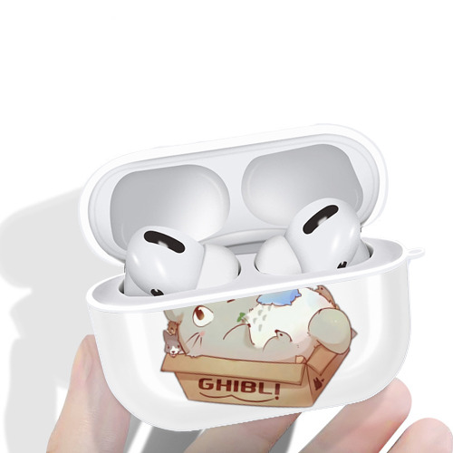 となりのトトロ 草壁メイ 草壁サツキ My Neighbor Totoro Satsuki Kusakabe Mei Kusakabe 【AirPods Pro用】ハードシェル保護ケース 耐衝撃・防指紋・カラビナ付き商品仕様