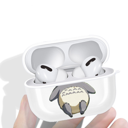 となりのトトロ 草壁メイ 草壁サツキ My Neighbor Totoro Satsuki Kusakabe Mei Kusakabe 【AirPods Pro用】ハードシェル保護ケース 耐衝撃・防指紋・カラビナ付き商品仕様