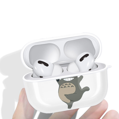 となりのトトロ 草壁メイ 草壁サツキ My Neighbor Totoro Satsuki Kusakabe Mei Kusakabe 【AirPods Pro用】ハードシェル保護ケース 耐衝撃・防指紋・カラビナ付き商品仕様