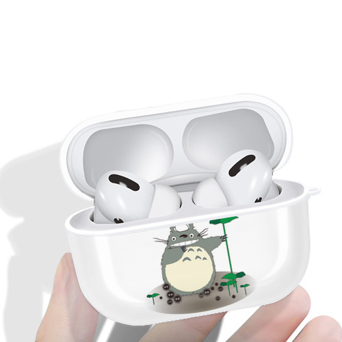 となりのトトロ 草壁メイ 草壁サツキ My Neighbor Totoro Satsuki Kusakabe Mei Kusakabe 【AirPods Pro用】ハードシェル保護ケース 耐衝撃・防指紋・カラビナ付き商品仕様