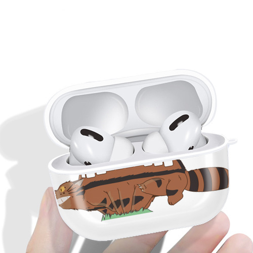 となりのトトロ 草壁メイ 草壁サツキ My Neighbor Totoro Satsuki Kusakabe Mei Kusakabe 【AirPods Pro用】ハードシェル保護ケース 耐衝撃・防指紋・カラビナ付き商品仕様