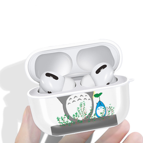 となりのトトロ 草壁メイ 草壁サツキ My Neighbor Totoro Satsuki Kusakabe Mei Kusakabe 【AirPods Pro用】ハードシェル保護ケース 耐衝撃・防指紋・カラビナ付き商品仕様