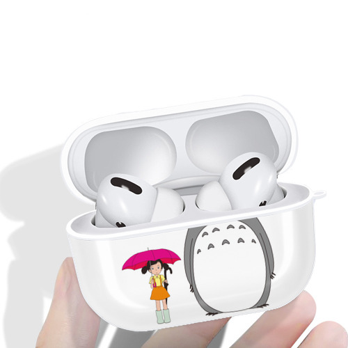 となりのトトロ 草壁メイ 草壁サツキ My Neighbor Totoro Satsuki Kusakabe Mei Kusakabe 【AirPods Pro用】ハードシェル保護ケース 耐衝撃・防指紋・カラビナ付き商品仕様