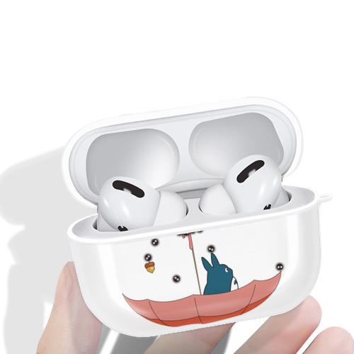 となりのトトロ 草壁メイ 草壁サツキ My Neighbor Totoro Satsuki Kusakabe Mei Kusakabe 【AirPods Pro用】ハードシェル保護ケース 耐衝撃・防指紋・カラビナ付き商品仕様