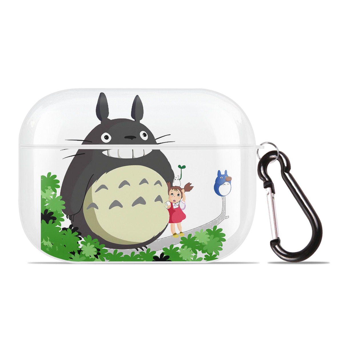 （画像用） となりのトトロ 草壁メイ 草壁サツキ My Neighbor Totoro Satsuki Kusakabe Mei Kusakabe 【AirPods Pro用】ハードシェル保護ケース 耐衝撃・防指紋・カラビナ付き商品仕様