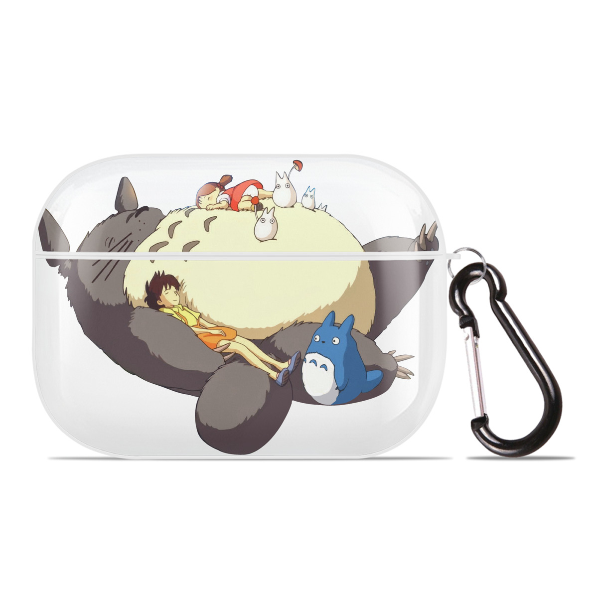 （画像用） となりのトトロ 草壁メイ 草壁サツキ My Neighbor Totoro Satsuki Kusakabe Mei Kusakabe 【AirPods Pro用】ハードシェル保護ケース 耐衝撃・防指紋・カラビナ付き商品仕様