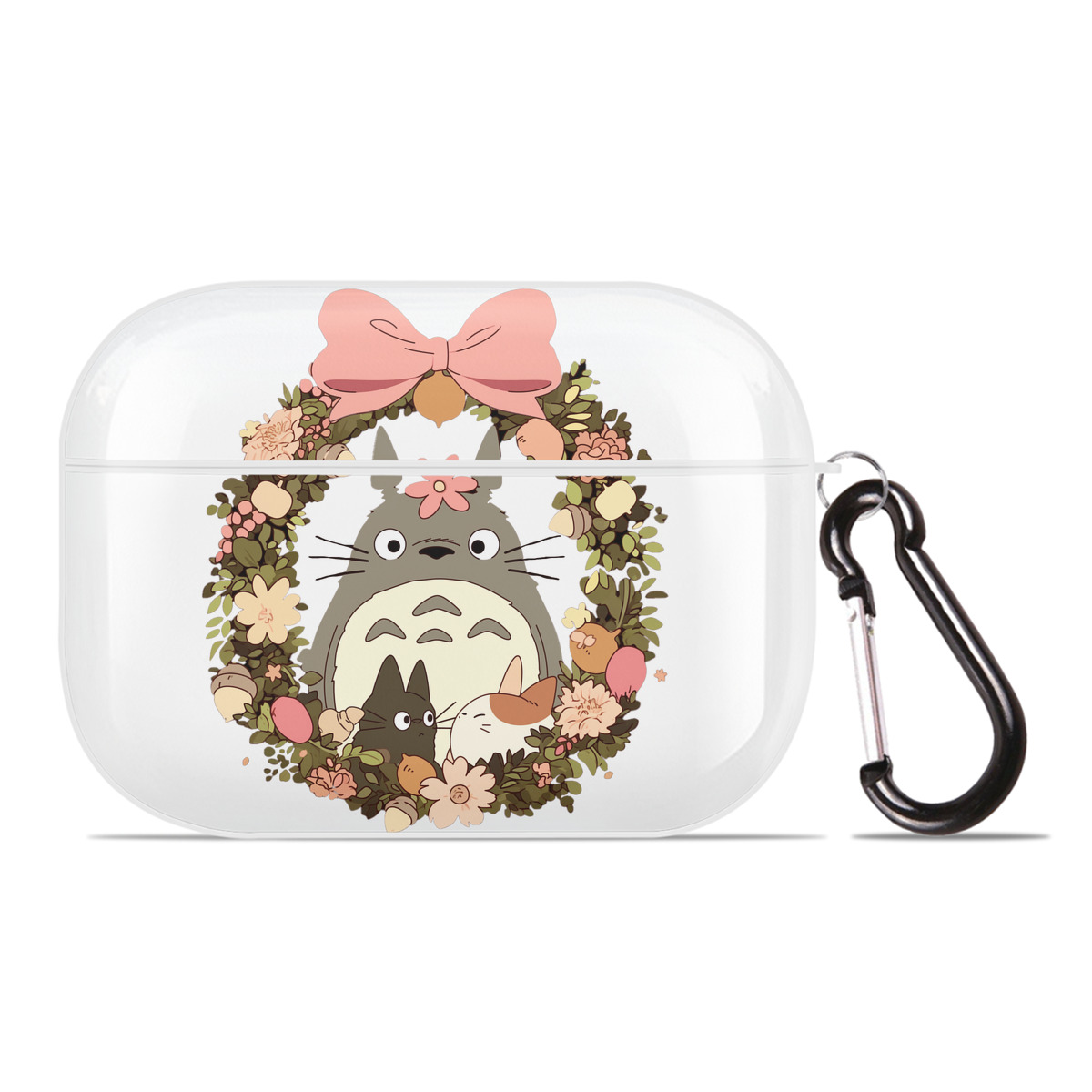 （画像用） となりのトトロ 草壁メイ 草壁サツキ My Neighbor Totoro Satsuki Kusakabe Mei Kusakabe 【AirPods Pro用】ハードシェル保護ケース 耐衝撃・防指紋・カラビナ付き商品仕様
