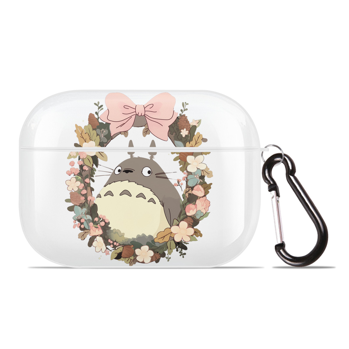 （画像用） となりのトトロ 草壁メイ 草壁サツキ My Neighbor Totoro Satsuki Kusakabe Mei Kusakabe 【AirPods Pro用】ハードシェル保護ケース 耐衝撃・防指紋・カラビナ付き商品仕様