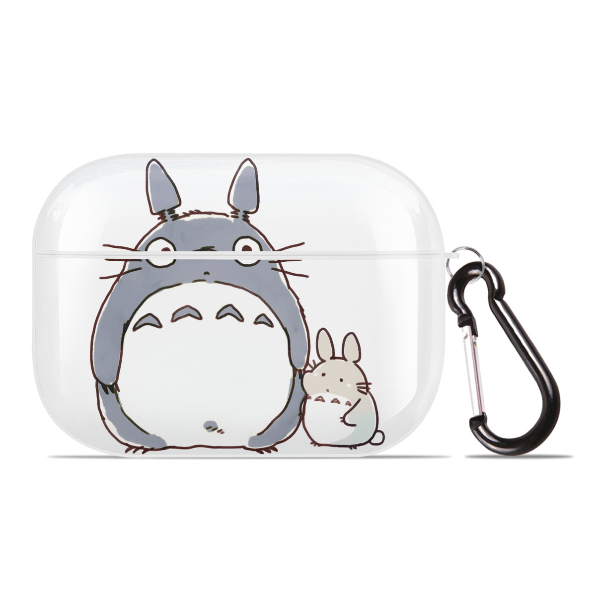 （画像用） となりのトトロ 草壁メイ 草壁サツキ My Neighbor Totoro Satsuki Kusakabe Mei Kusakabe 【AirPods Pro用】ハードシェル保護ケース 耐衝撃・防指紋・カラビナ付き商品仕様