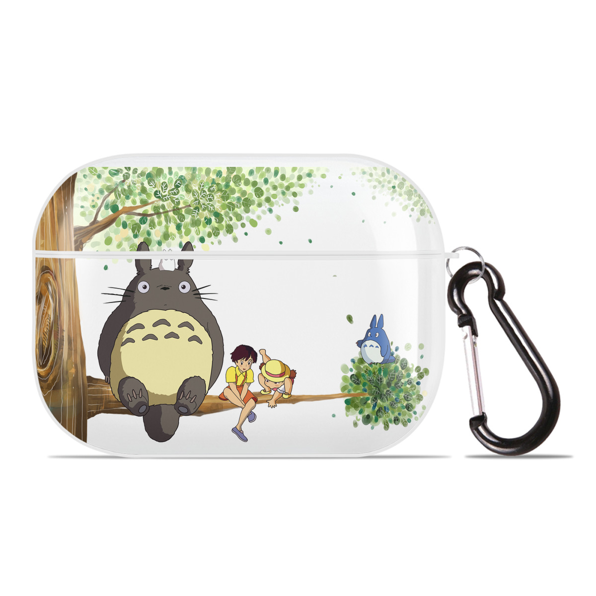（画像用） となりのトトロ 草壁メイ 草壁サツキ My Neighbor Totoro Satsuki Kusakabe Mei Kusakabe 【AirPods Pro用】ハードシェル保護ケース 耐衝撃・防指紋・カラビナ付き商品仕様