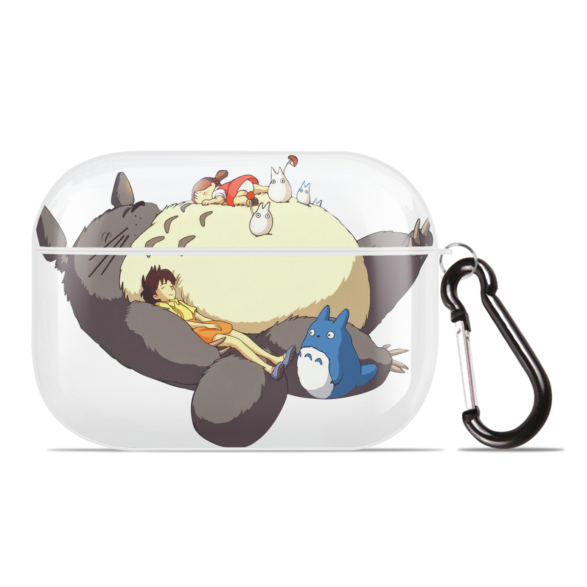 （画像用） となりのトトロ 草壁メイ 草壁サツキ My Neighbor Totoro Satsuki Kusakabe Mei Kusakabe 【AirPods Pro用】ハードシェル保護ケース 耐衝撃・防指紋・カラビナ付き商品仕様