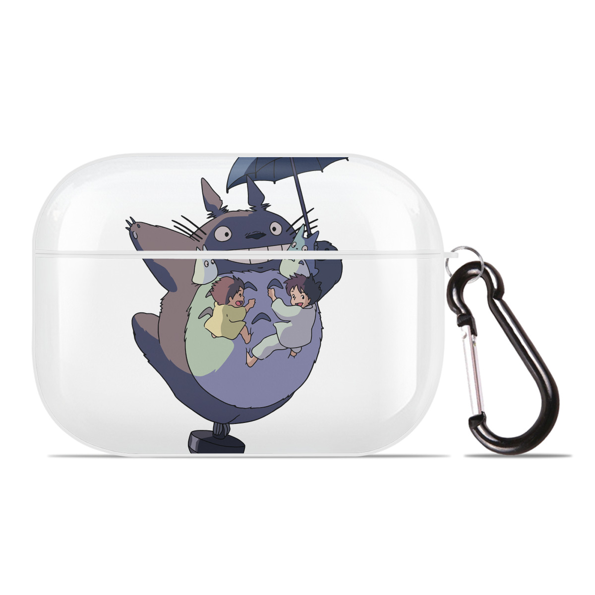 （画像用） となりのトトロ 草壁メイ 草壁サツキ My Neighbor Totoro Satsuki Kusakabe Mei Kusakabe 【AirPods Pro用】ハードシェル保護ケース 耐衝撃・防指紋・カラビナ付き商品仕様