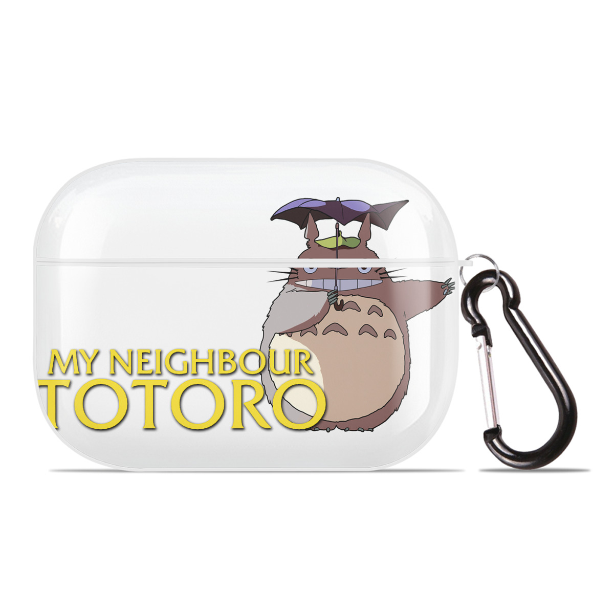（画像用） となりのトトロ 草壁メイ 草壁サツキ My Neighbor Totoro Satsuki Kusakabe Mei Kusakabe 【AirPods Pro用】ハードシェル保護ケース 耐衝撃・防指紋・カラビナ付き商品仕様