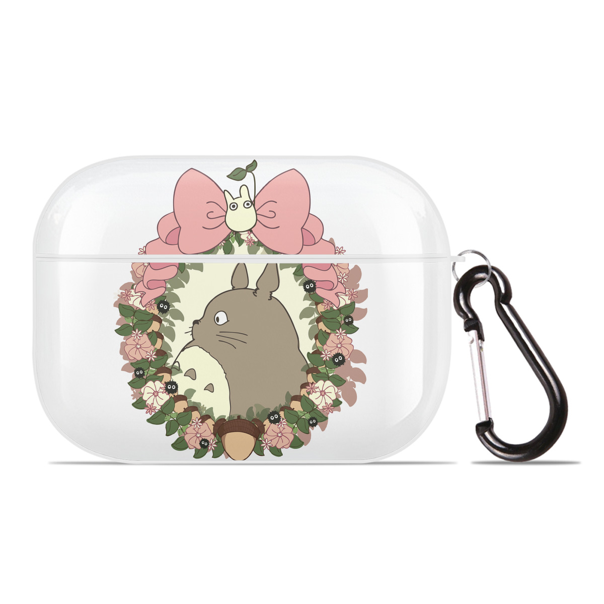 （画像用） となりのトトロ 草壁メイ 草壁サツキ My Neighbor Totoro Satsuki Kusakabe Mei Kusakabe 【AirPods Pro用】ハードシェル保護ケース 耐衝撃・防指紋・カラビナ付き商品仕様