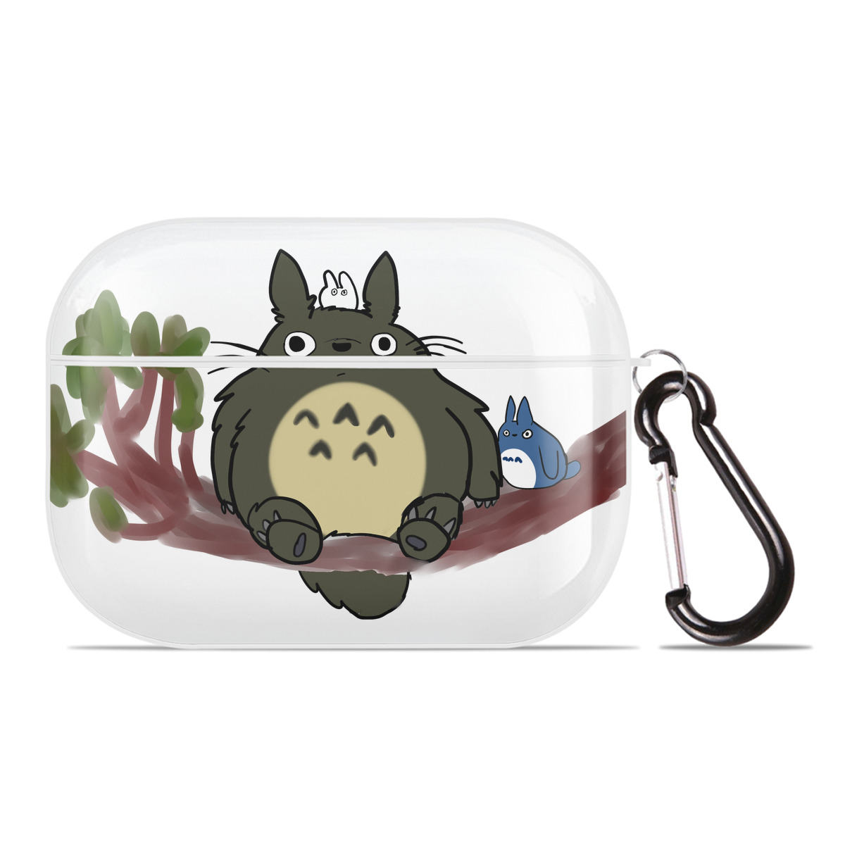 （画像用） となりのトトロ 草壁メイ 草壁サツキ My Neighbor Totoro Satsuki Kusakabe Mei Kusakabe 【AirPods Pro用】ハードシェル保護ケース 耐衝撃・防指紋・カラビナ付き商品仕様