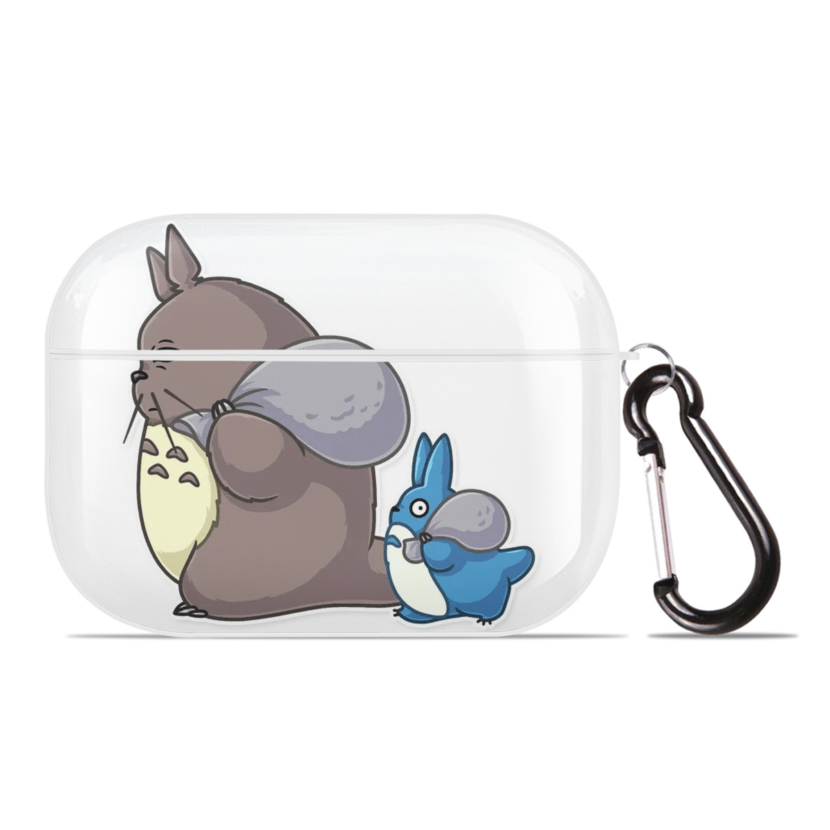 （画像用） となりのトトロ 草壁メイ 草壁サツキ My Neighbor Totoro Satsuki Kusakabe Mei Kusakabe 【AirPods Pro用】ハードシェル保護ケース 耐衝撃・防指紋・カラビナ付き商品仕様