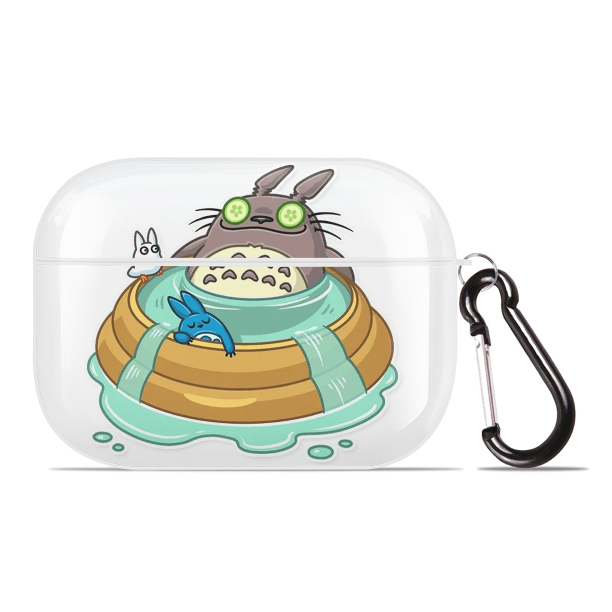 （画像用） となりのトトロ 草壁メイ 草壁サツキ My Neighbor Totoro Satsuki Kusakabe Mei Kusakabe 【AirPods Pro用】ハードシェル保護ケース 耐衝撃・防指紋・カラビナ付き商品仕様