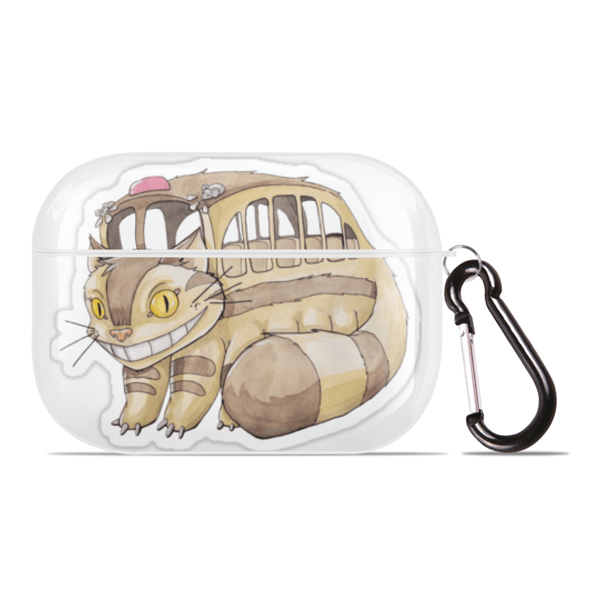 （画像用） となりのトトロ 草壁メイ 草壁サツキ My Neighbor Totoro Satsuki Kusakabe Mei Kusakabe 【AirPods Pro用】ハードシェル保護ケース 耐衝撃・防指紋・カラビナ付き商品仕様