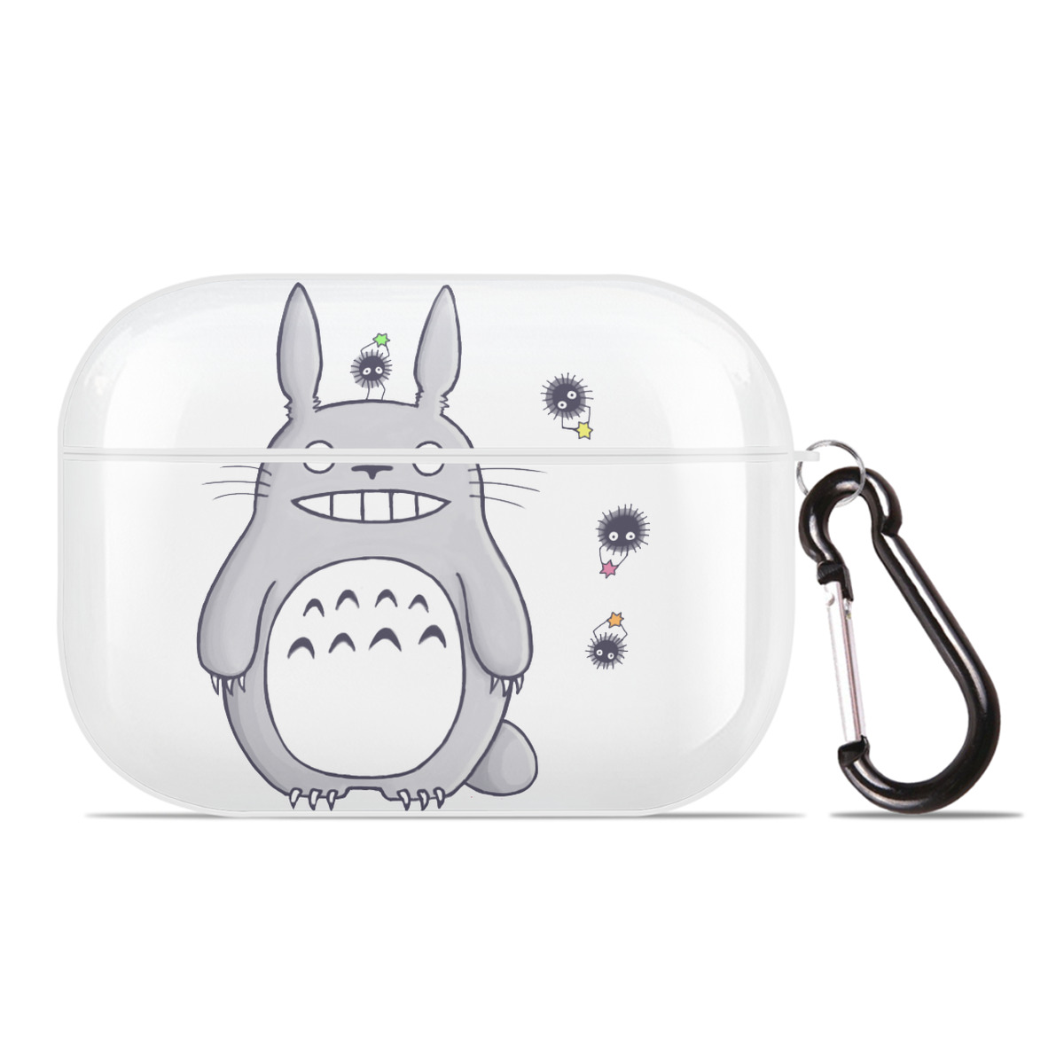 （画像用） となりのトトロ 草壁メイ 草壁サツキ My Neighbor Totoro Satsuki Kusakabe Mei Kusakabe 【AirPods Pro用】ハードシェル保護ケース 耐衝撃・防指紋・カラビナ付き商品仕様