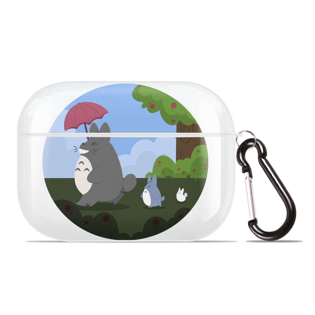 （画像用） となりのトトロ 草壁メイ 草壁サツキ My Neighbor Totoro Satsuki Kusakabe Mei Kusakabe 【AirPods Pro用】ハードシェル保護ケース 耐衝撃・防指紋・カラビナ付き商品仕様