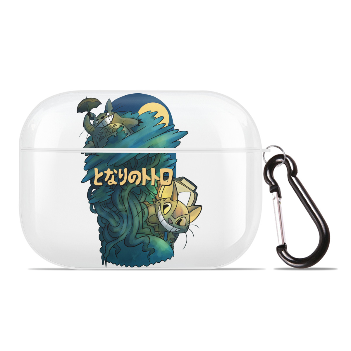 （画像用） となりのトトロ 草壁メイ 草壁サツキ My Neighbor Totoro Satsuki Kusakabe Mei Kusakabe 【AirPods Pro用】ハードシェル保護ケース 耐衝撃・防指紋・カラビナ付き商品仕様