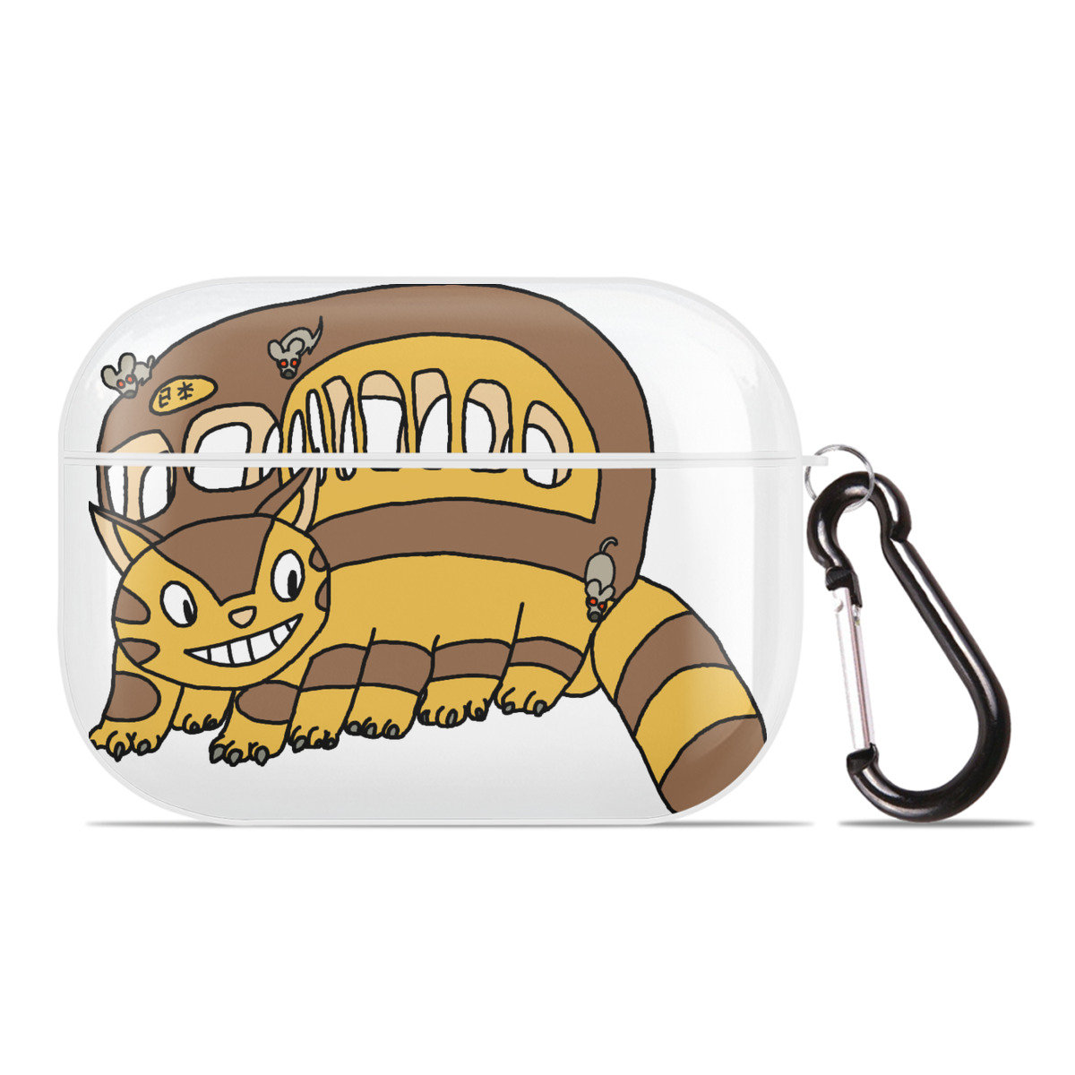 （画像用） となりのトトロ 草壁メイ 草壁サツキ My Neighbor Totoro Satsuki Kusakabe Mei Kusakabe 【AirPods Pro用】ハードシェル保護ケース 耐衝撃・防指紋・カラビナ付き商品仕様
