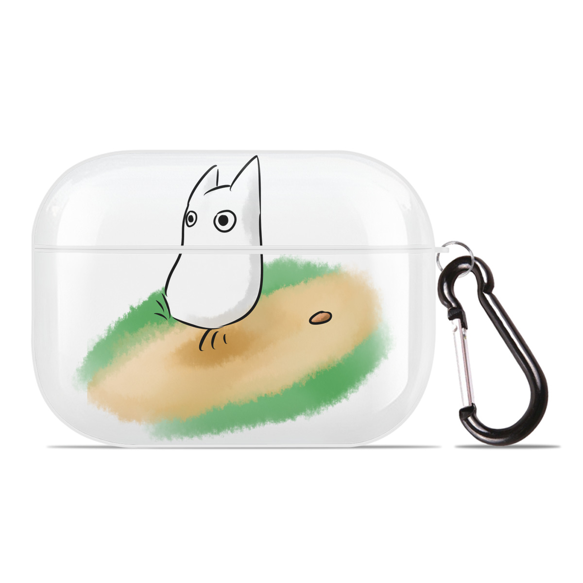 （画像用） となりのトトロ 草壁メイ 草壁サツキ My Neighbor Totoro Satsuki Kusakabe Mei Kusakabe 【AirPods Pro用】ハードシェル保護ケース 耐衝撃・防指紋・カラビナ付き商品仕様