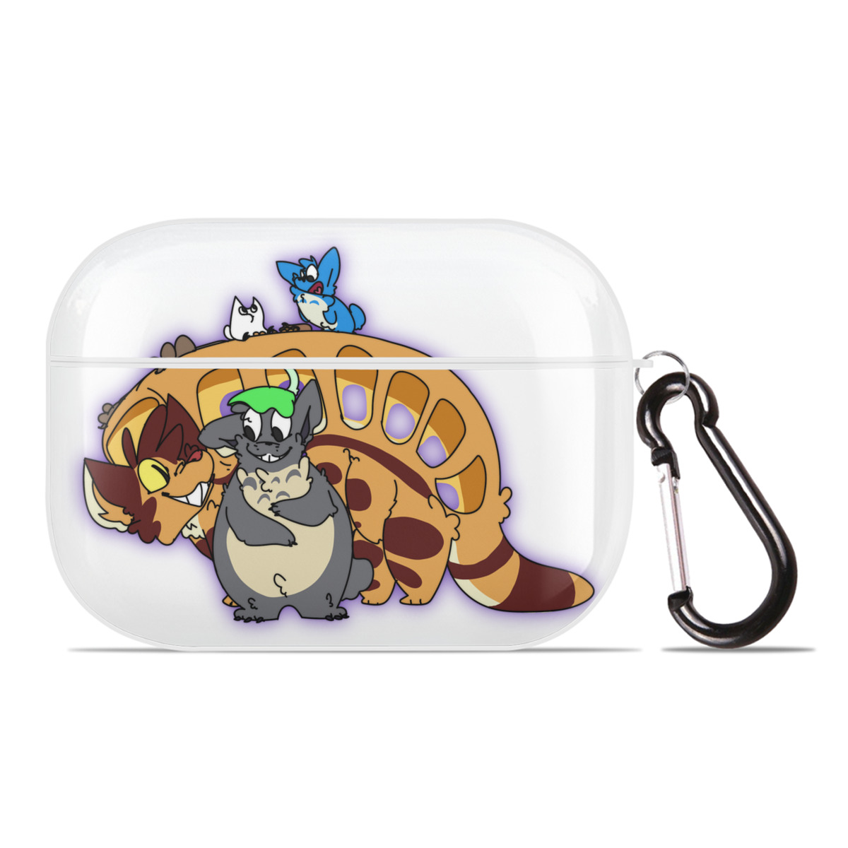 （画像用） となりのトトロ 草壁メイ 草壁サツキ My Neighbor Totoro Satsuki Kusakabe Mei Kusakabe 【AirPods Pro用】ハードシェル保護ケース 耐衝撃・防指紋・カラビナ付き商品仕様