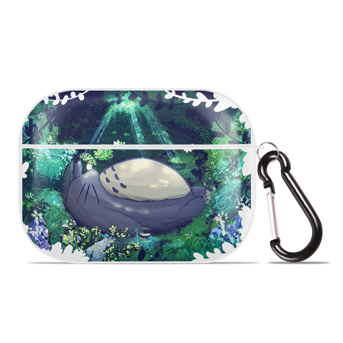 （画像用） となりのトトロ 草壁メイ 草壁サツキ My Neighbor Totoro Satsuki Kusakabe Mei Kusakabe 【AirPods Pro用】ハードシェル保護ケース 耐衝撃・防指紋・カラビナ付き商品仕様