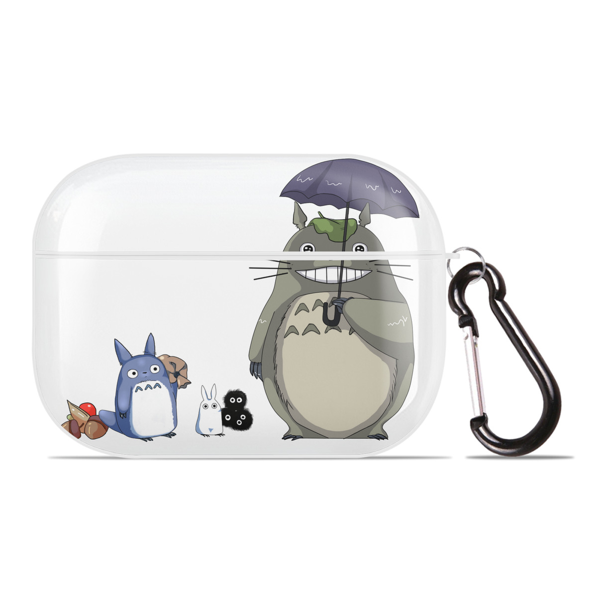 （画像用） となりのトトロ 草壁メイ 草壁サツキ My Neighbor Totoro Satsuki Kusakabe Mei Kusakabe 【AirPods Pro用】ハードシェル保護ケース 耐衝撃・防指紋・カラビナ付き商品仕様