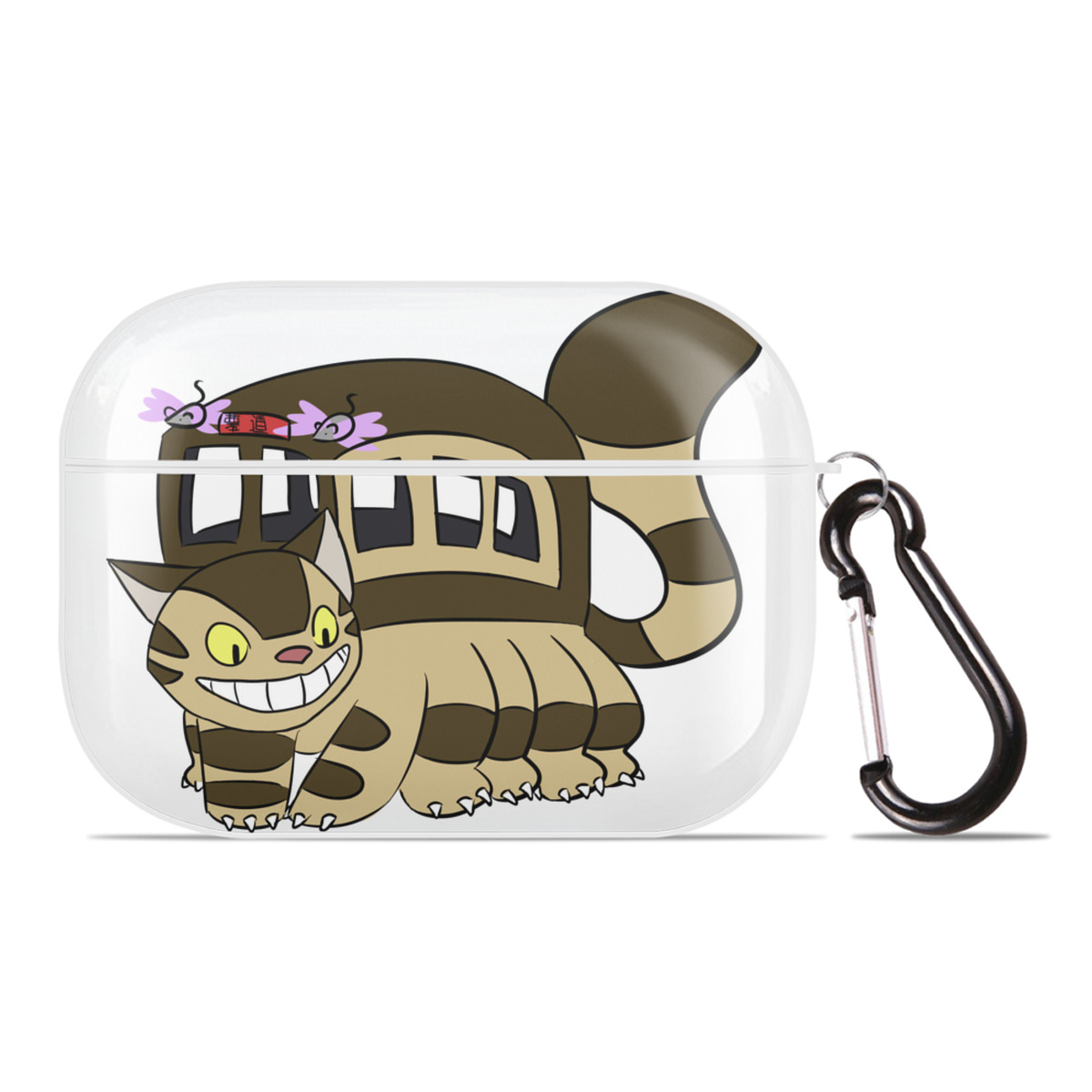（画像用） となりのトトロ 草壁メイ 草壁サツキ My Neighbor Totoro Satsuki Kusakabe Mei Kusakabe 【AirPods Pro用】ハードシェル保護ケース 耐衝撃・防指紋・カラビナ付き商品仕様