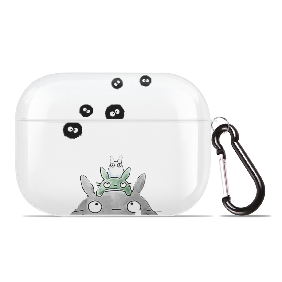 （画像用） となりのトトロ 草壁メイ 草壁サツキ My Neighbor Totoro Satsuki Kusakabe Mei Kusakabe 【AirPods Pro用】ハードシェル保護ケース 耐衝撃・防指紋・カラビナ付き商品仕様
