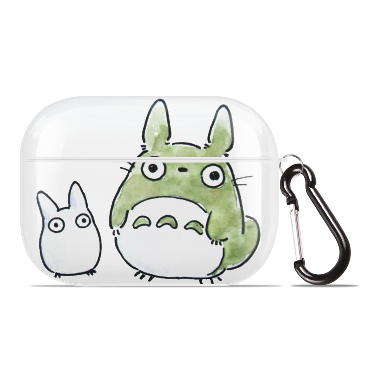 （画像用） となりのトトロ 草壁メイ 草壁サツキ My Neighbor Totoro Satsuki Kusakabe Mei Kusakabe 【AirPods Pro用】ハードシェル保護ケース 耐衝撃・防指紋・カラビナ付き商品仕様