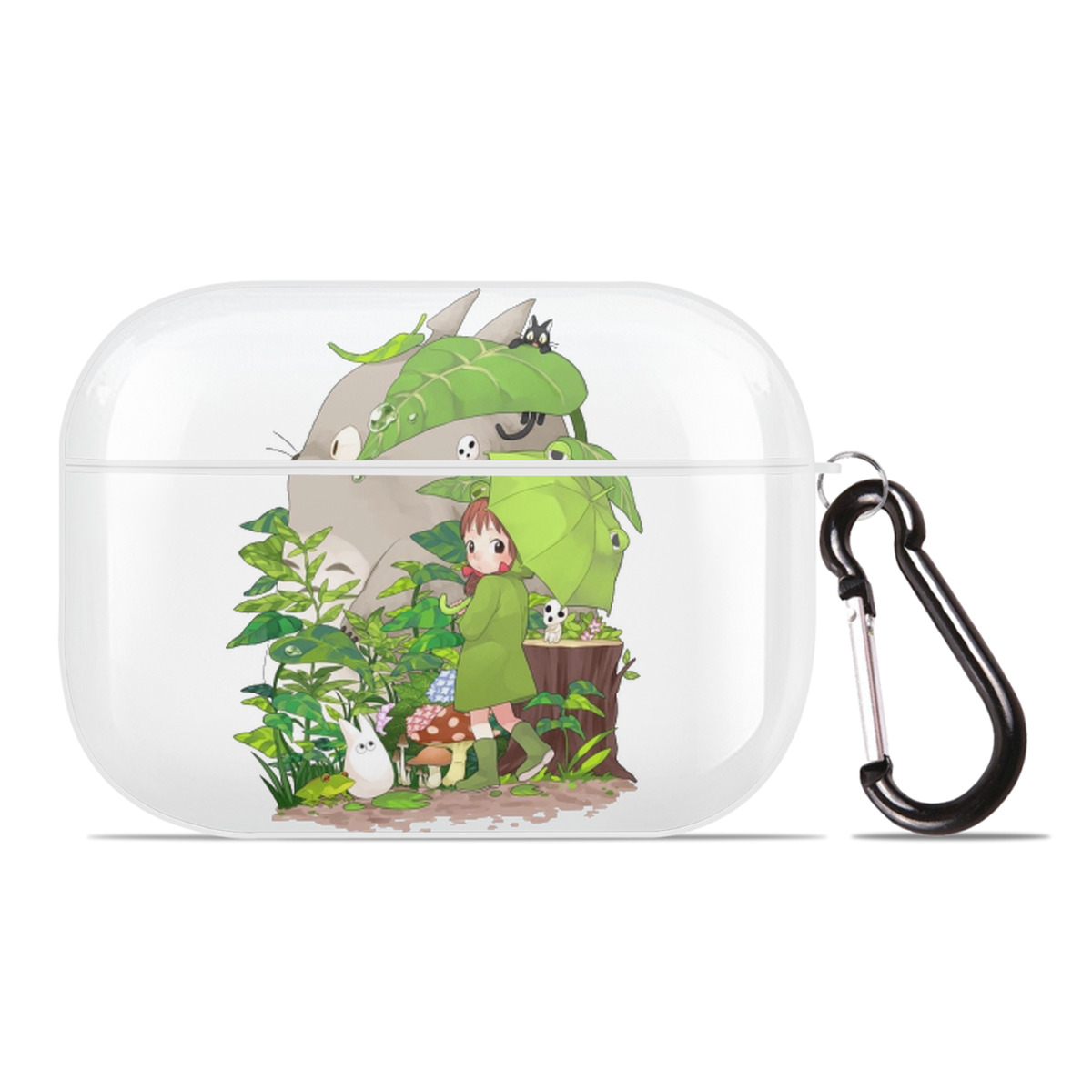 （画像用） となりのトトロ 草壁メイ 草壁サツキ My Neighbor Totoro Satsuki Kusakabe Mei Kusakabe 【AirPods Pro用】ハードシェル保護ケース 耐衝撃・防指紋・カラビナ付き商品仕様