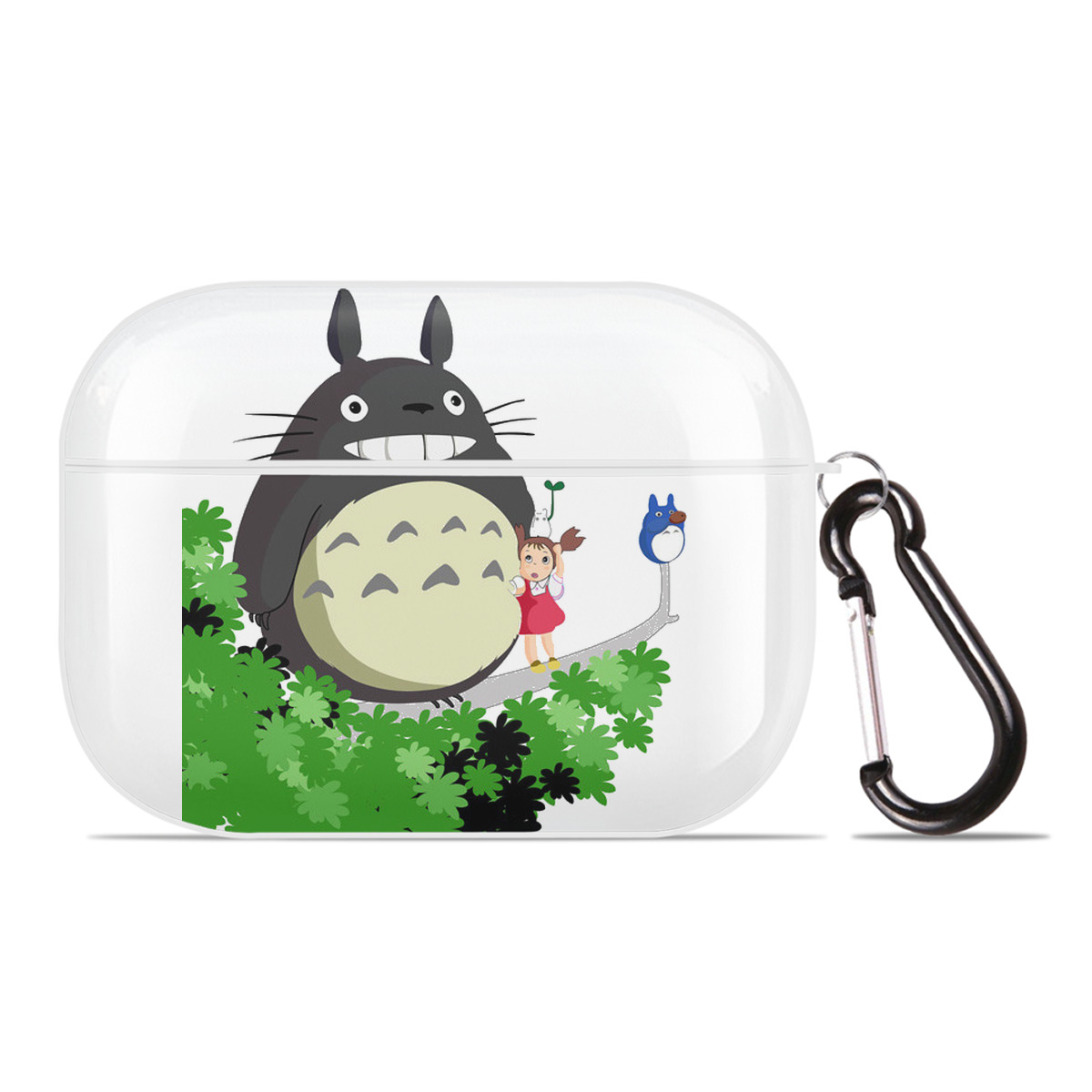 （画像用） となりのトトロ 草壁メイ 草壁サツキ My Neighbor Totoro Satsuki Kusakabe Mei Kusakabe 【AirPods Pro用】ハードシェル保護ケース 耐衝撃・防指紋・カラビナ付き商品仕様