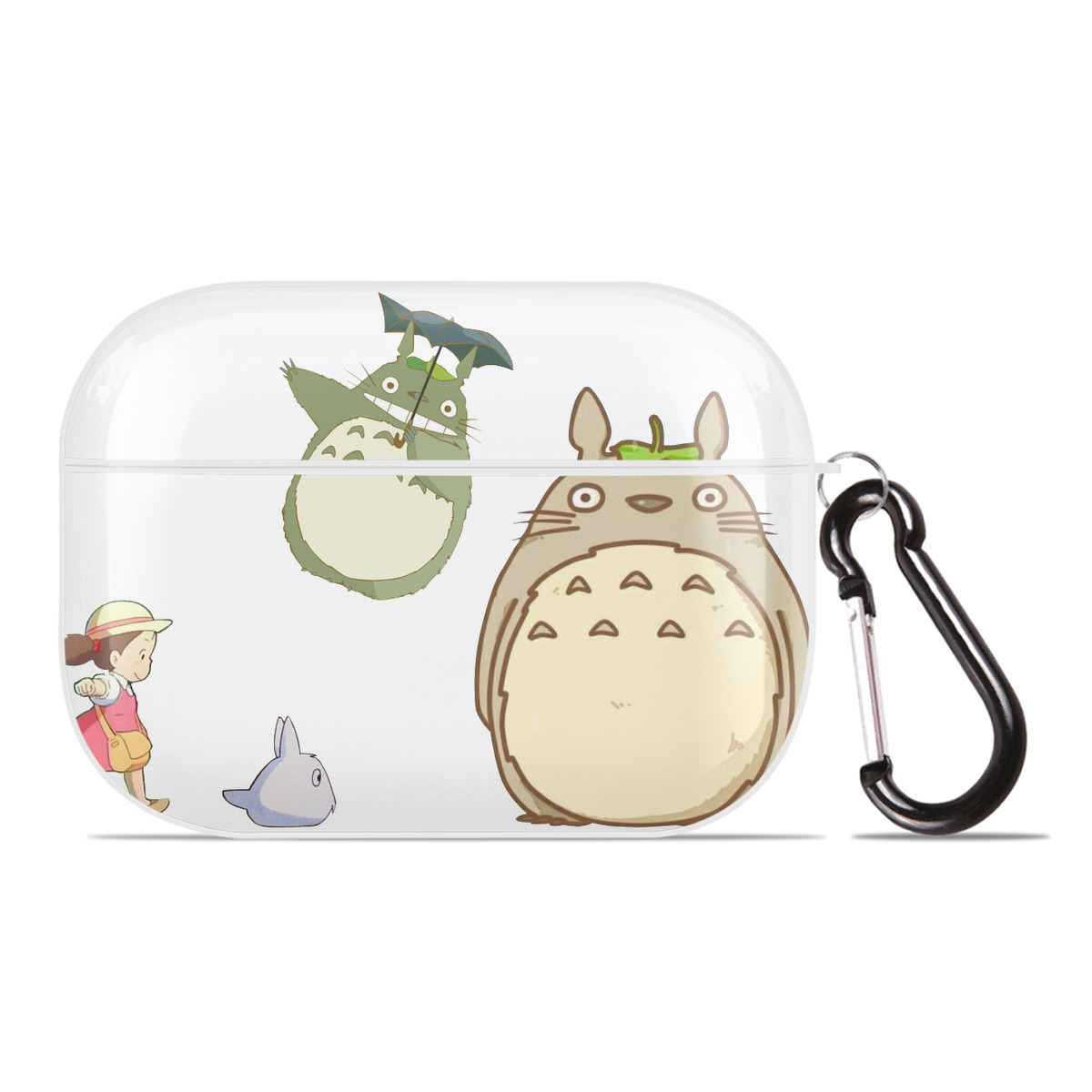 （画像用） となりのトトロ 草壁メイ 草壁サツキ My Neighbor Totoro Satsuki Kusakabe Mei Kusakabe 【AirPods Pro用】ハードシェル保護ケース 耐衝撃・防指紋・カラビナ付き商品仕様