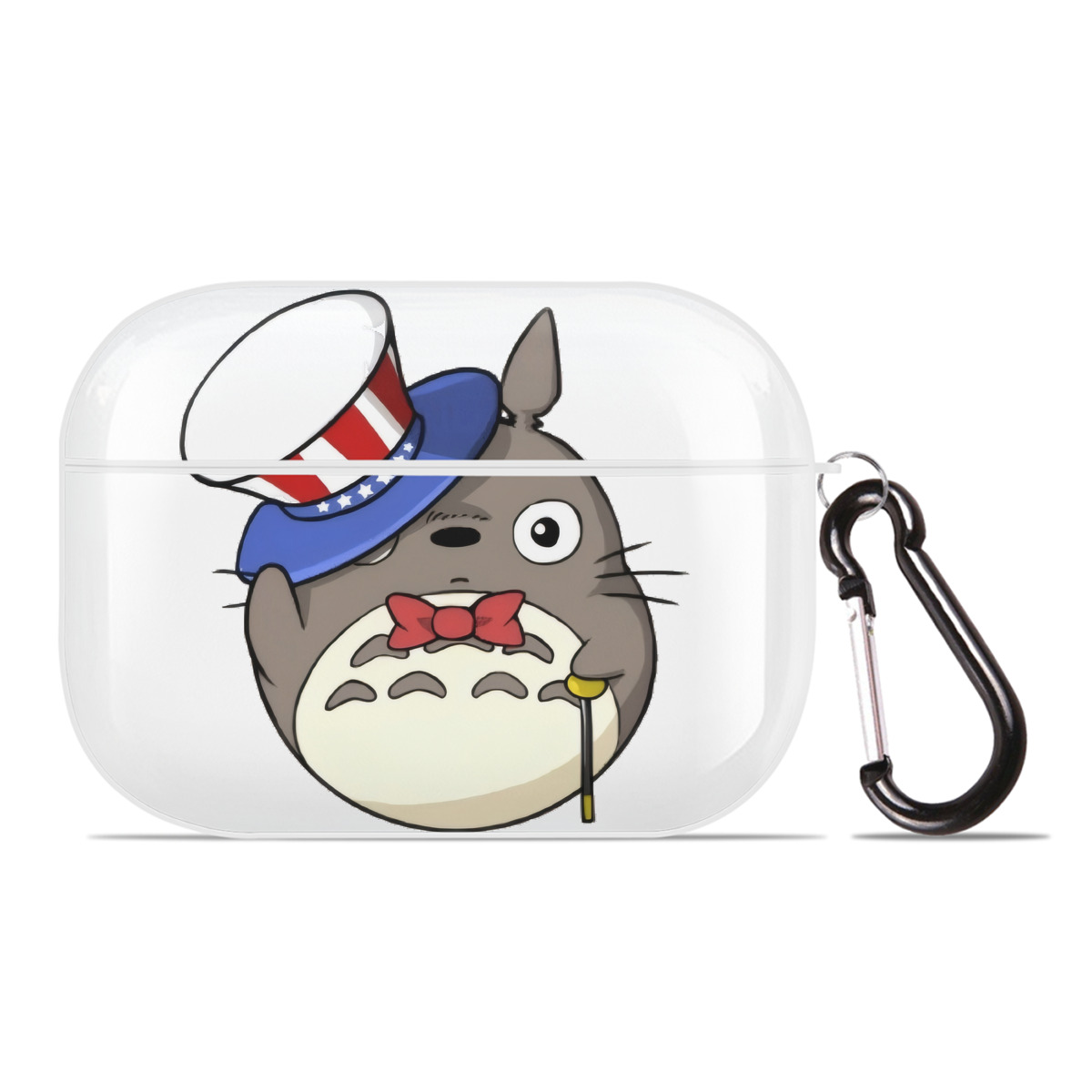 （画像用） となりのトトロ 草壁メイ 草壁サツキ My Neighbor Totoro Satsuki Kusakabe Mei Kusakabe 【AirPods Pro用】ハードシェル保護ケース 耐衝撃・防指紋・カラビナ付き商品仕様