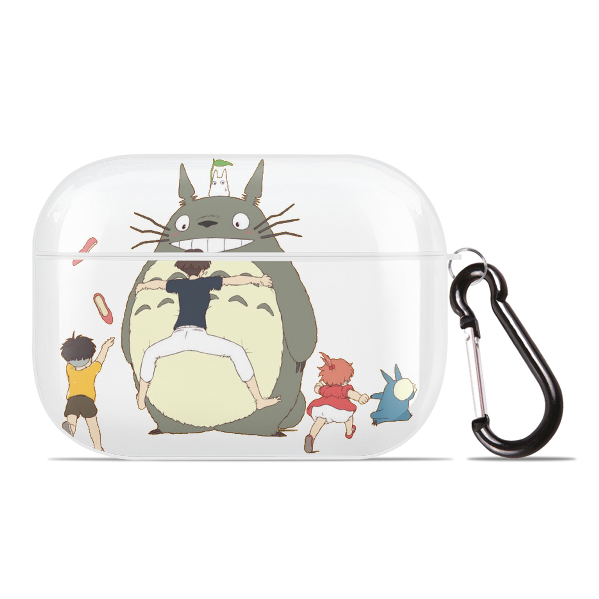 （画像用） となりのトトロ 草壁メイ 草壁サツキ My Neighbor Totoro Satsuki Kusakabe Mei Kusakabe 【AirPods Pro用】ハードシェル保護ケース 耐衝撃・防指紋・カラビナ付き商品仕様