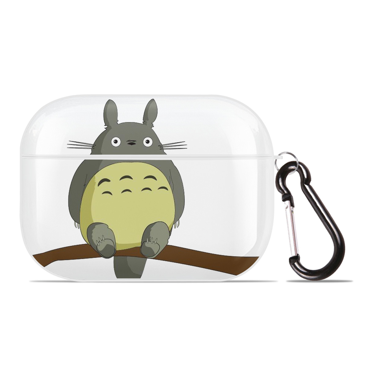 （画像用） となりのトトロ 草壁メイ 草壁サツキ My Neighbor Totoro Satsuki Kusakabe Mei Kusakabe 【AirPods Pro用】ハードシェル保護ケース 耐衝撃・防指紋・カラビナ付き商品仕様