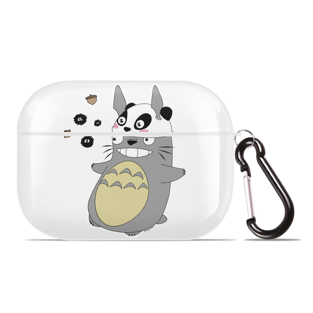 （画像用） となりのトトロ 草壁メイ 草壁サツキ My Neighbor Totoro Satsuki Kusakabe Mei Kusakabe 【AirPods Pro用】ハードシェル保護ケース 耐衝撃・防指紋・カラビナ付き商品仕様