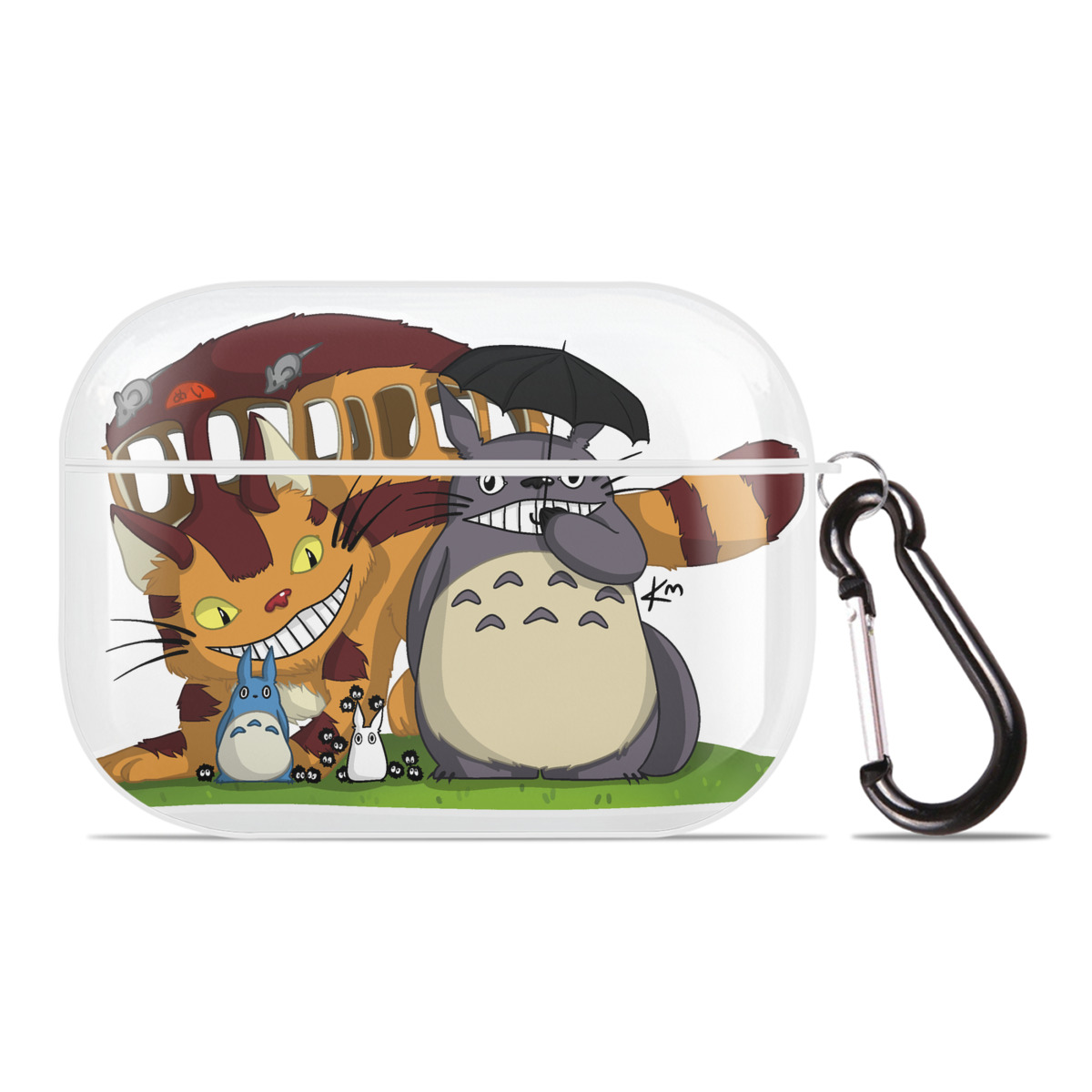 （画像用） となりのトトロ 草壁メイ 草壁サツキ My Neighbor Totoro Satsuki Kusakabe Mei Kusakabe 【AirPods Pro用】ハードシェル保護ケース 耐衝撃・防指紋・カラビナ付き商品仕様