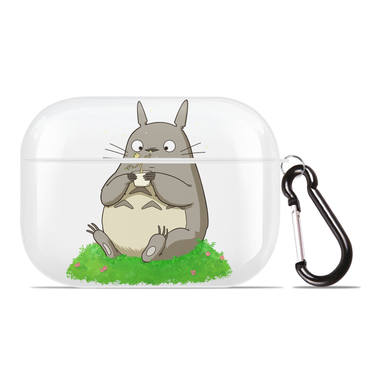 （画像用） となりのトトロ 草壁メイ 草壁サツキ My Neighbor Totoro Satsuki Kusakabe Mei Kusakabe 【AirPods Pro用】ハードシェル保護ケース 耐衝撃・防指紋・カラビナ付き商品仕様