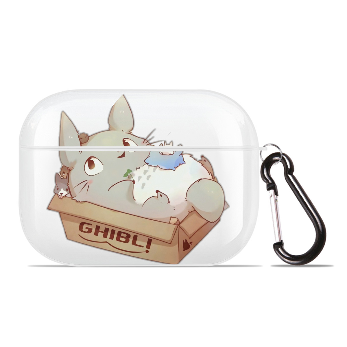 （画像用） となりのトトロ 草壁メイ 草壁サツキ My Neighbor Totoro Satsuki Kusakabe Mei Kusakabe 【AirPods Pro用】ハードシェル保護ケース 耐衝撃・防指紋・カラビナ付き商品仕様