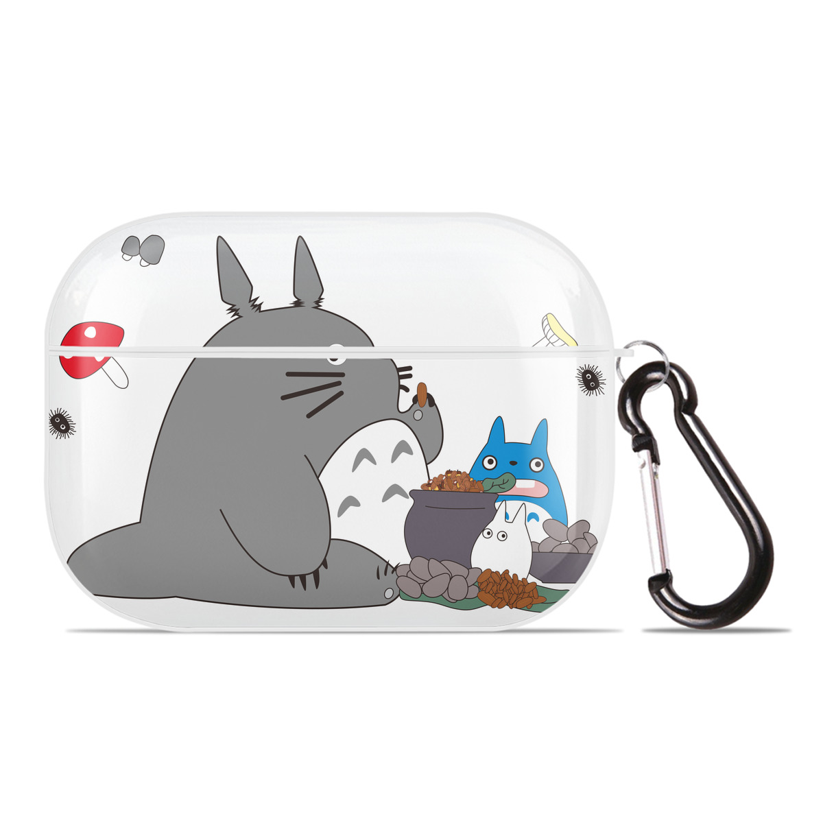 （画像用） となりのトトロ 草壁メイ 草壁サツキ My Neighbor Totoro Satsuki Kusakabe Mei Kusakabe 【AirPods Pro用】ハードシェル保護ケース 耐衝撃・防指紋・カラビナ付き商品仕様