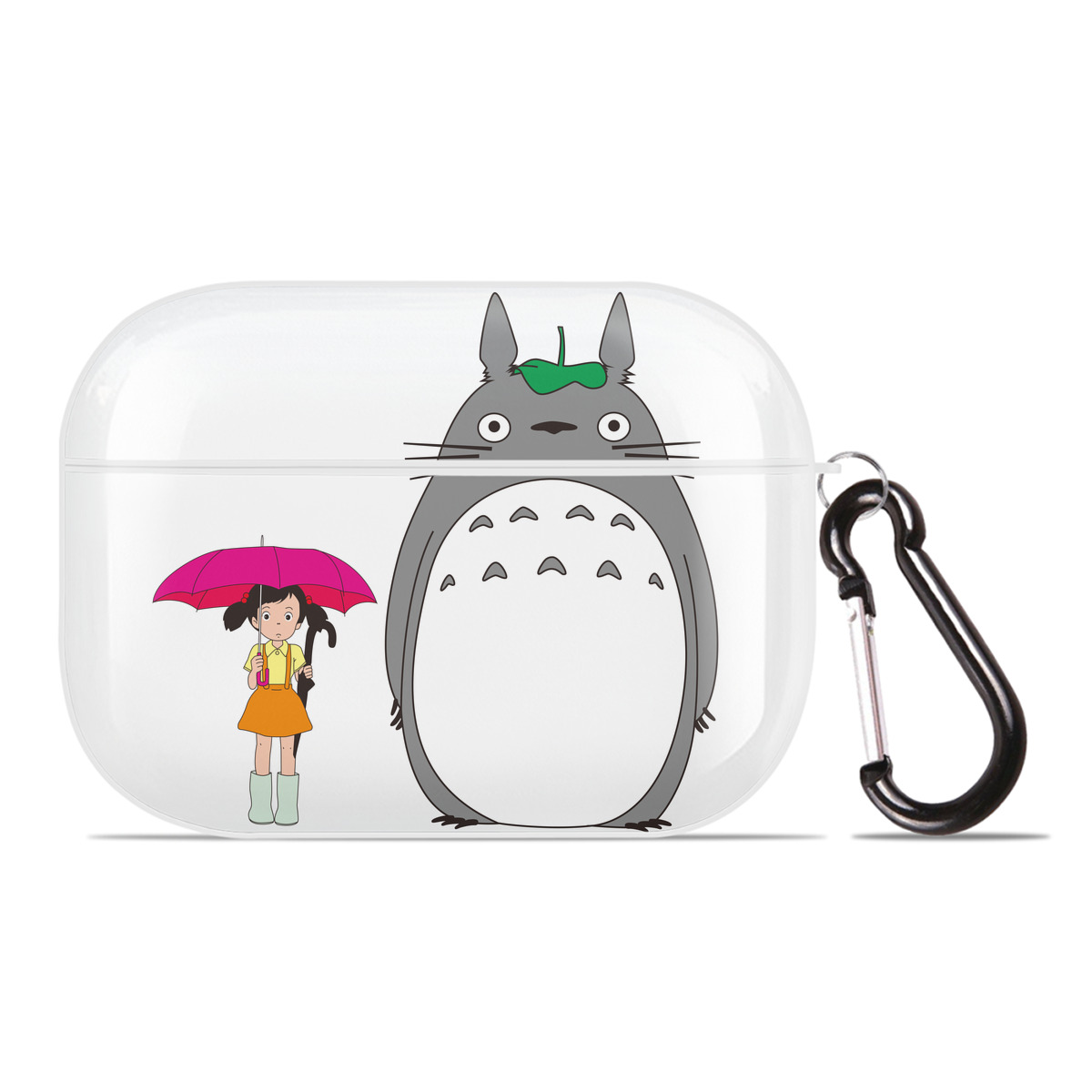（画像用） となりのトトロ 草壁メイ 草壁サツキ My Neighbor Totoro Satsuki Kusakabe Mei Kusakabe 【AirPods Pro用】ハードシェル保護ケース 耐衝撃・防指紋・カラビナ付き商品仕様