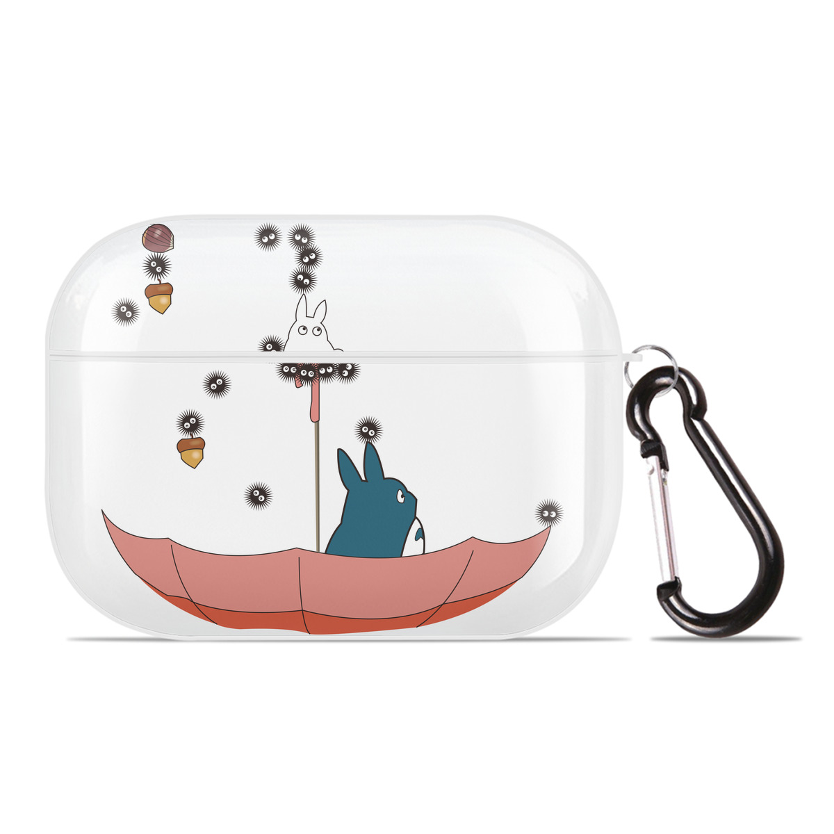 （画像用） となりのトトロ 草壁メイ 草壁サツキ My Neighbor Totoro Satsuki Kusakabe Mei Kusakabe 【AirPods Pro用】ハードシェル保護ケース 耐衝撃・防指紋・カラビナ付き商品仕様