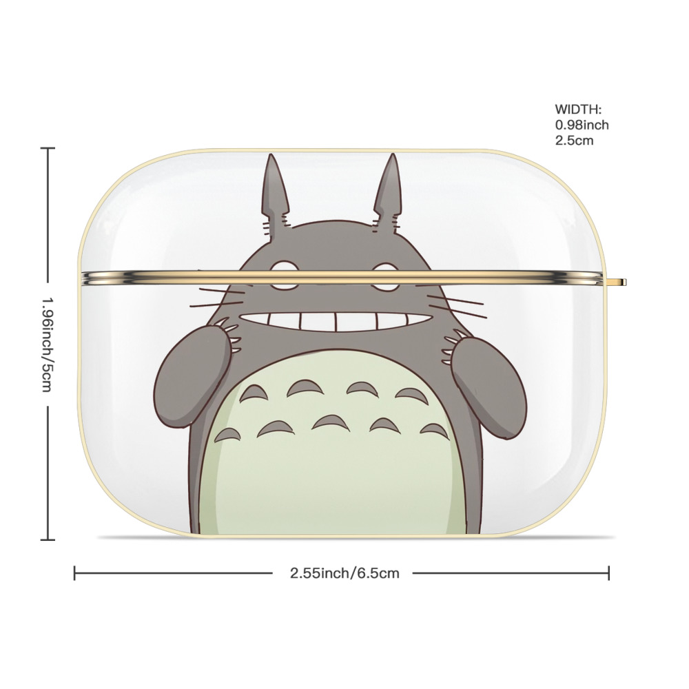 となりのトトロ 草壁メイ 草壁サツキ My Neighbor Totoro Satsuki Kusakabe Mei Kusakabe 【AirPods Pro用】ハードシェル保護ケース｜耐衝撃・防指紋・カラビナ付き商品仕様